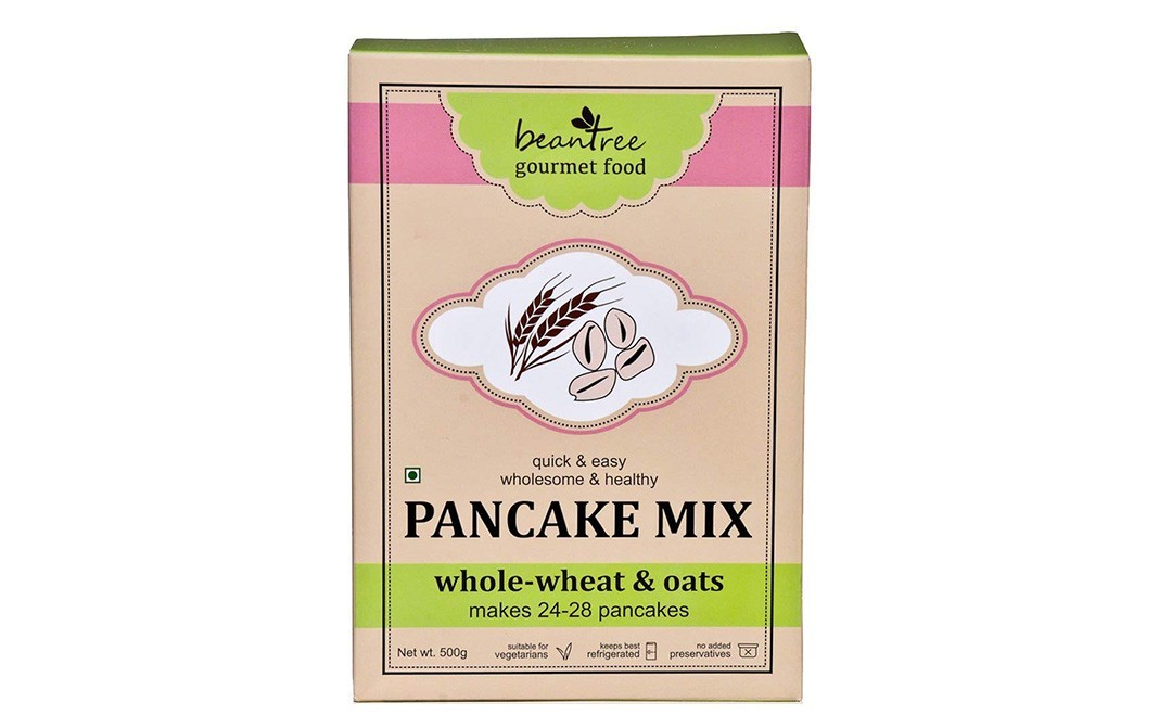 Beantree Gourmet Food Pancake Mix Whole-Wheat & Oats   Box  500 grams